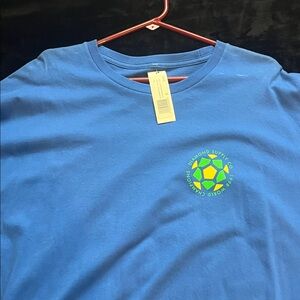 Diamond Supply Co. Men’s Tee in Blue with Green Logo